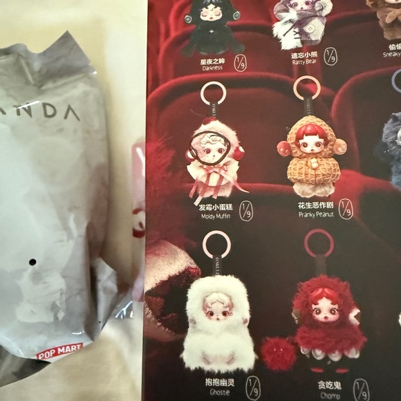 Authentic Popmart SkullPanda Plush You found me series “Moldy Muffin “ - Picture 4 of 5